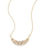 Alexis Bittar Lucite Swarovski Crystal & 10k Gold-plated Pendant Necklace