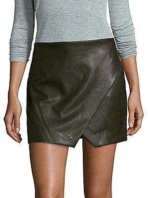 Blanknyc Wrap Mini Skirt