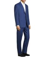 Canali Slim-fit Windowpane Wool Suit