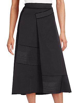 Donna Karan Circle Wrap Skirt