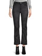 7 For All Mankind Edie Velvet Cropped Flare Jeans