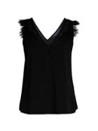 French Connection Choima Lace-trimmed Tank