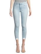 Joe's Jeans Charlie Distressed Hem Skinny Crop Jeans