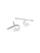 Miansai Sterling Silver Mini Hook Earrings