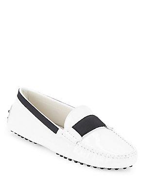 Tod's Colorblock Leather Moccasins