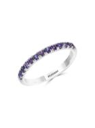 Effy 14k White Gold & Purple Sapphire Ring