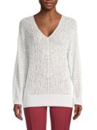 Akris Textured Linen-blend Sweater