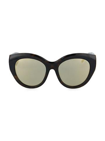 Pomellato 53mm Rounded Cat Eye Sunglasses