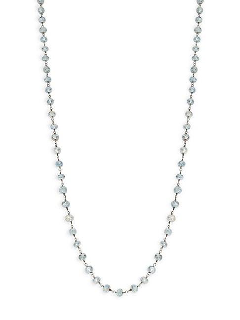 Bavna Sterling Silver & Diamond Necklace