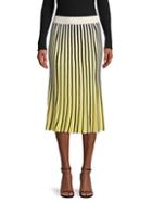 525 America Striped Pleated Skirt