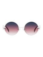 Fendi Rainbow 52mm Round Sunglasses