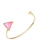 Alexis Bittar Faceted Pyramid Cuff Bracelet