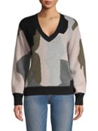 360 Cashmere Cashmere Camo Sweater