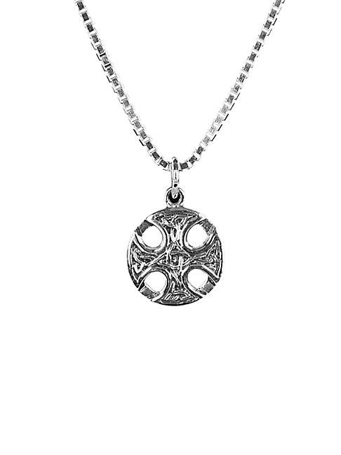 Jean Claude Dell Arte Sterling Silver Cross Pendant Necklace