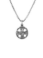 Jean Claude Dell Arte Sterling Silver Cross Pendant Necklace