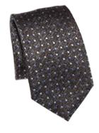 Saks Fifth Avenue Collection Polka Dotted Silk Tie