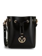 Valentino By Mario Valentino Logo Leather Bucket Bag