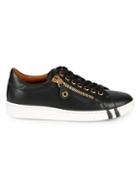 Bally Wiona Zipper Leather Platform Sneakers