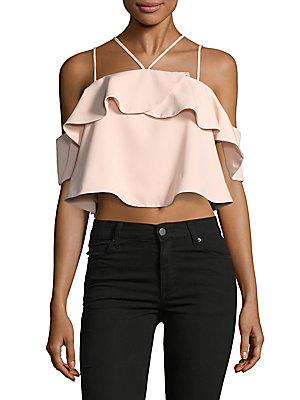 Beach Lunch Lounge Serendipity Cold Shoulder Top