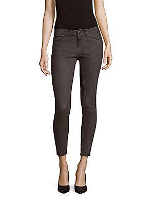 Current/elliott The Stiletto Skinny-fit Leather Jean