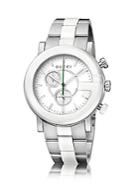Gucci G-chrono Collection Ceramic & Stainless Steel Watch