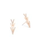 Ef Collection Diamonds & 14k Rose Gold Earrings