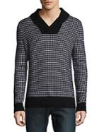 Hugo Boss Checkered Wool Sweater