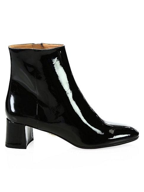 Aquazzura Grenelle Patent Leather Ankle Boots