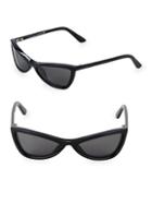 Balenciaga Narrow 59mm Triangular Sunglasses