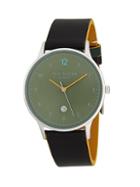 Ted Baker London Stainless Steel & Two-tone Leather-strap Watch