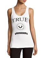 True Religion Cotton-blend Scoopneck Tee