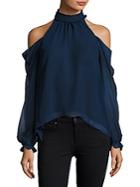 Likely Sutter High-neck Shoulder Cutout Top
