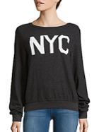 Wildfox Nyc Boatneck Pullover