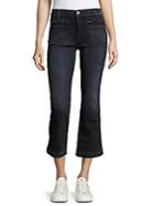 7 For All Mankind Cropped Boot-cut Jeans