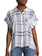 Rails Linen-blend Short Sleeve Shirt