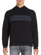 Calvin Klein Hooded Cotton-blend Sweatshirt