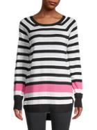 Rd Style Striped High-low Sweater