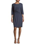 Lafayette 148 New York Ruched Solid Dress