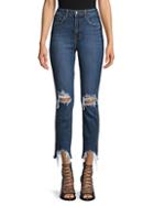 L'agence High-rise Destroyed Skinny Jeans