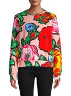 Love Moschino Graphic Floral Sweater