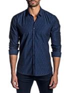 Jared Lang Semi-fit Jacquard Long-sleeve Shirt