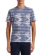 Saks Fifth Avenue Collection Blue Print Tee