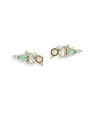Alexis Bittar Mosaic Stone Drop Earrings