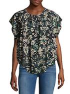 Iro Iseline Relaxed Printed Top