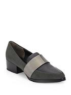 3.1 Phillip Lim Quinn Mixed-media Leather Loafers