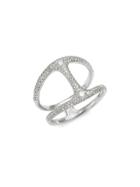 Saks Fifth Avenue 14k White Gold & Diamond Cutout Ring