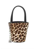 Alexander Wang Mini Roxy Leopard-print Calf Hair Bucket Bag