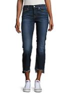 7 For All Mankind Step Hem Cropped Jean