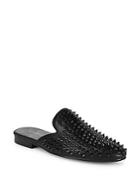 Saks Fifth Avenue Ruby Studded Leather Mules