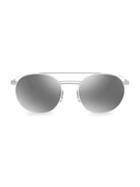 Burberry 53mm Aviator Sunglasses